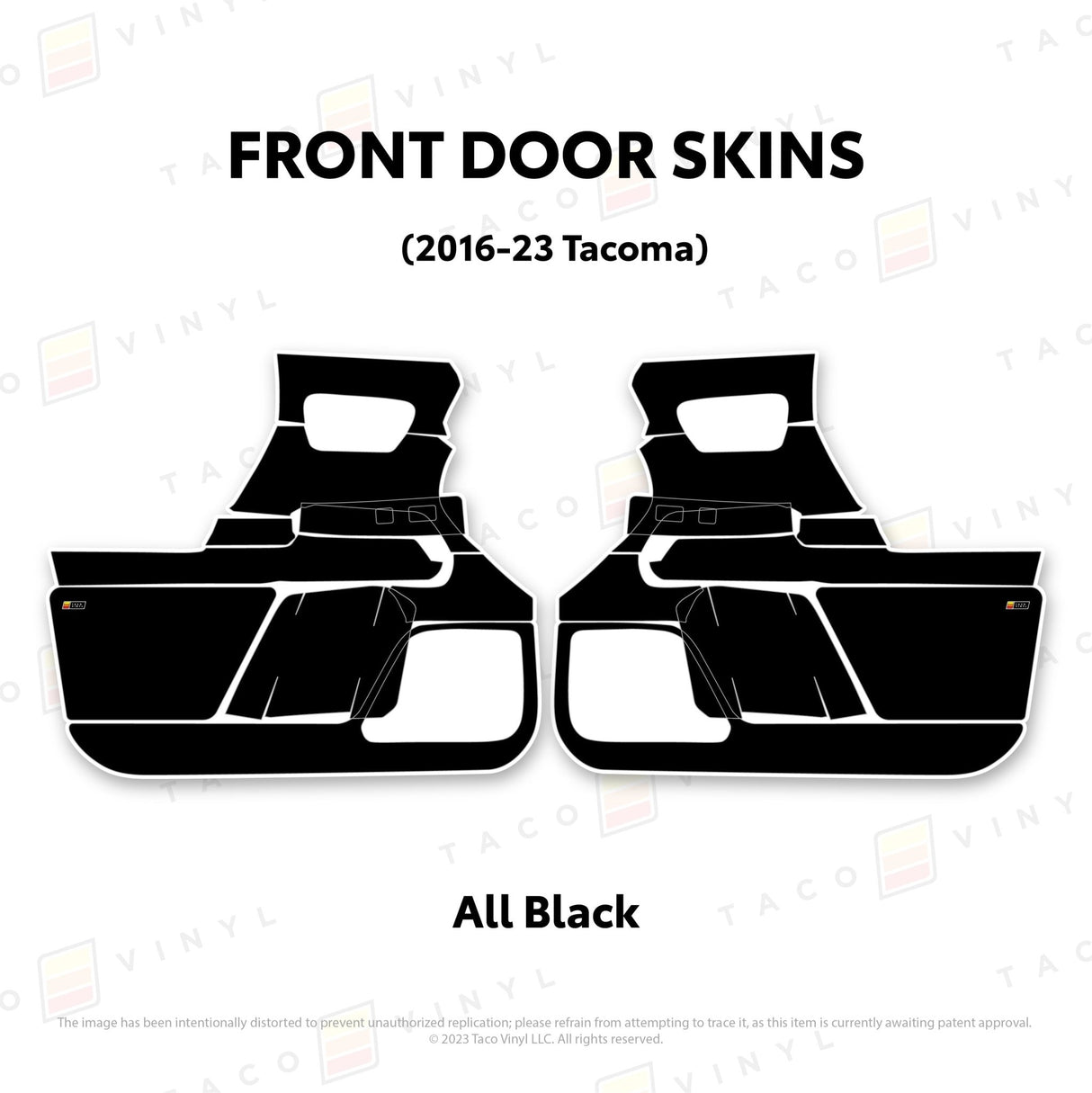 2016-23 Tacoma Door Skins - Xtrusion Overland