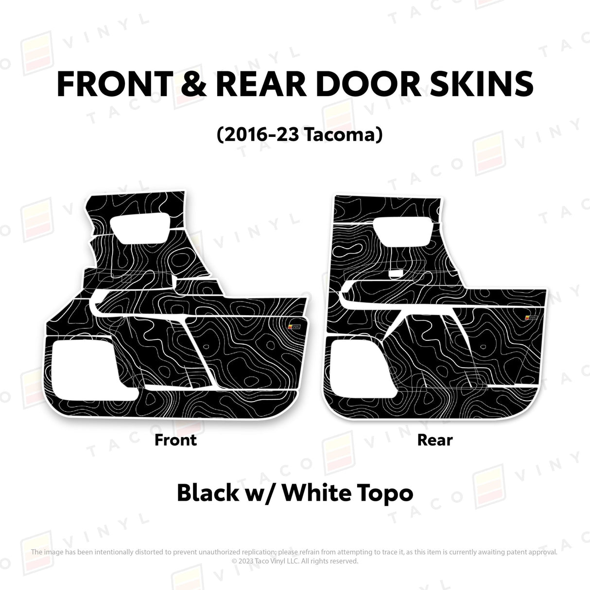 2016-23 Tacoma Door Skins - Xtrusion Overland
