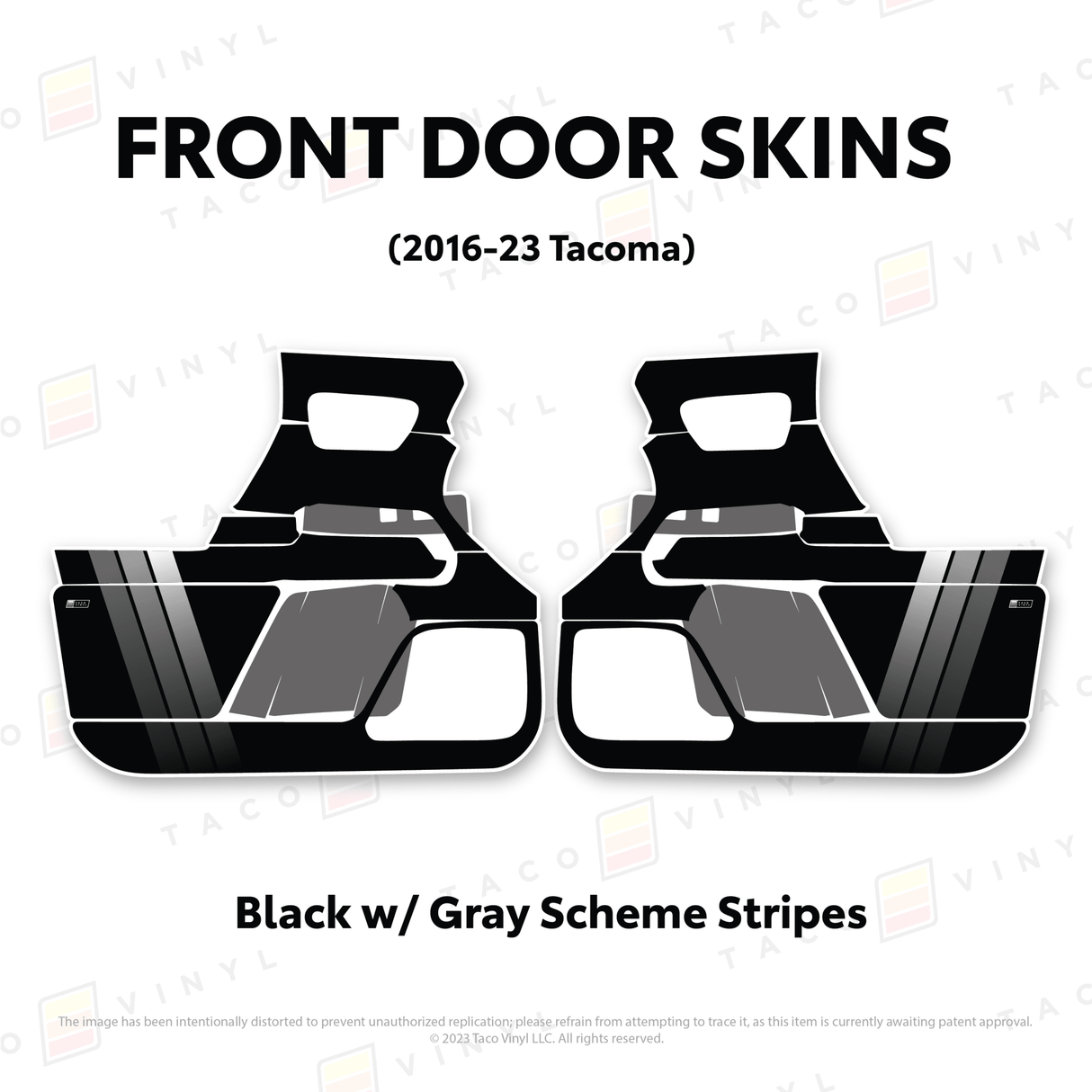 2016-23 Tacoma Door Skins - Xtrusion Overland