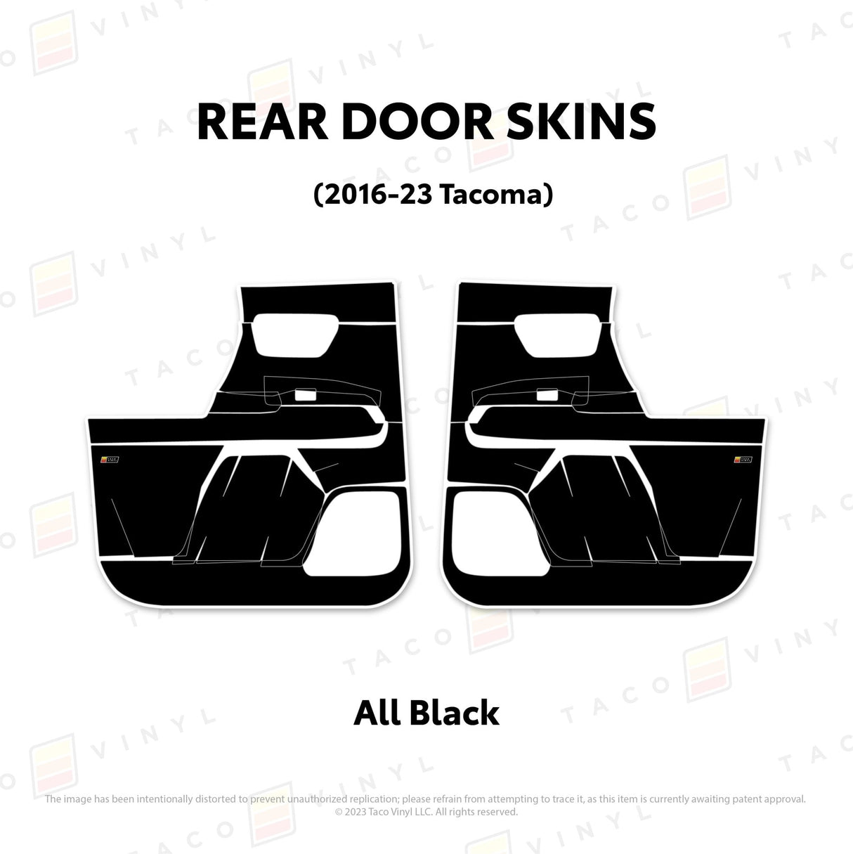 2016-23 Tacoma Door Skins - Xtrusion Overland