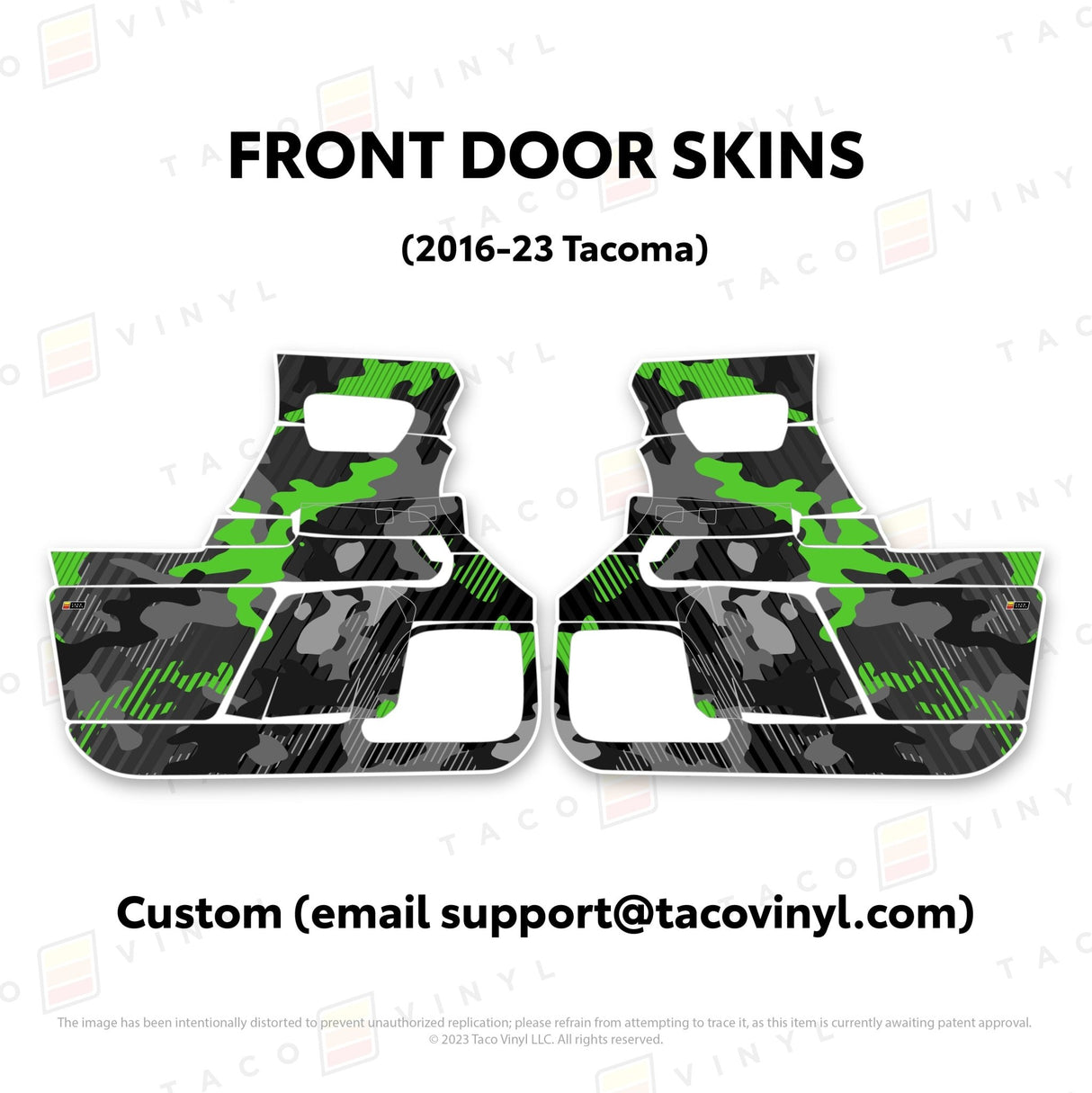 2016-23 Tacoma Door Skins - Xtrusion Overland
