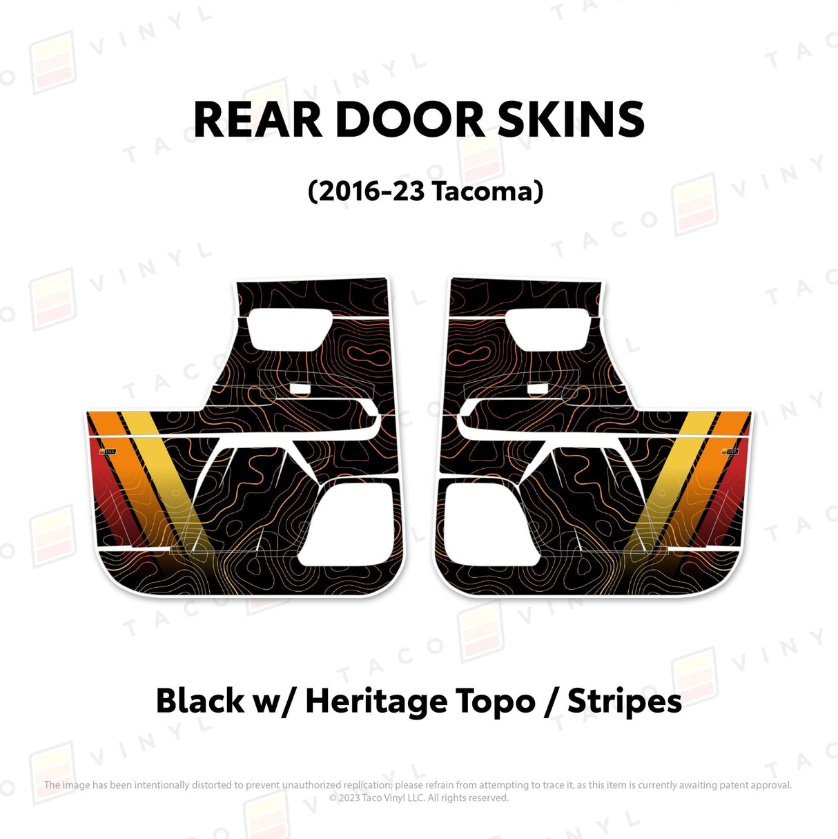 2016-23 Tacoma Door Skins - Xtrusion Overland