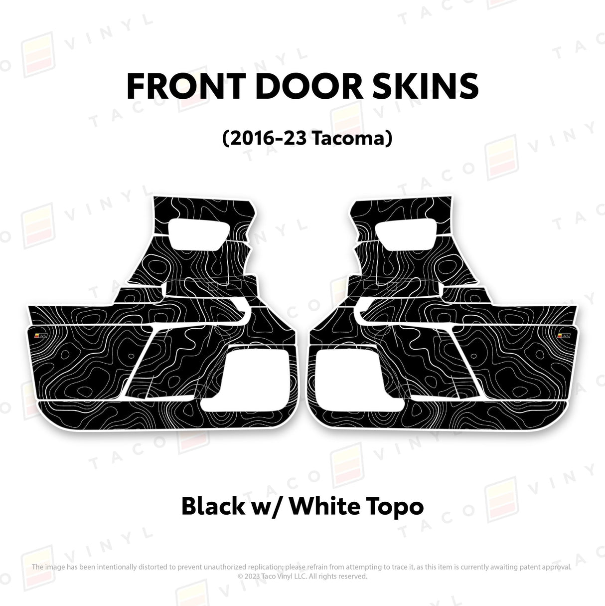 2016-23 Tacoma Door Skins - Xtrusion Overland