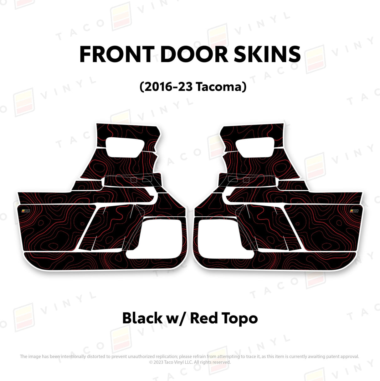 2016-23 Tacoma Door Skins - Xtrusion Overland