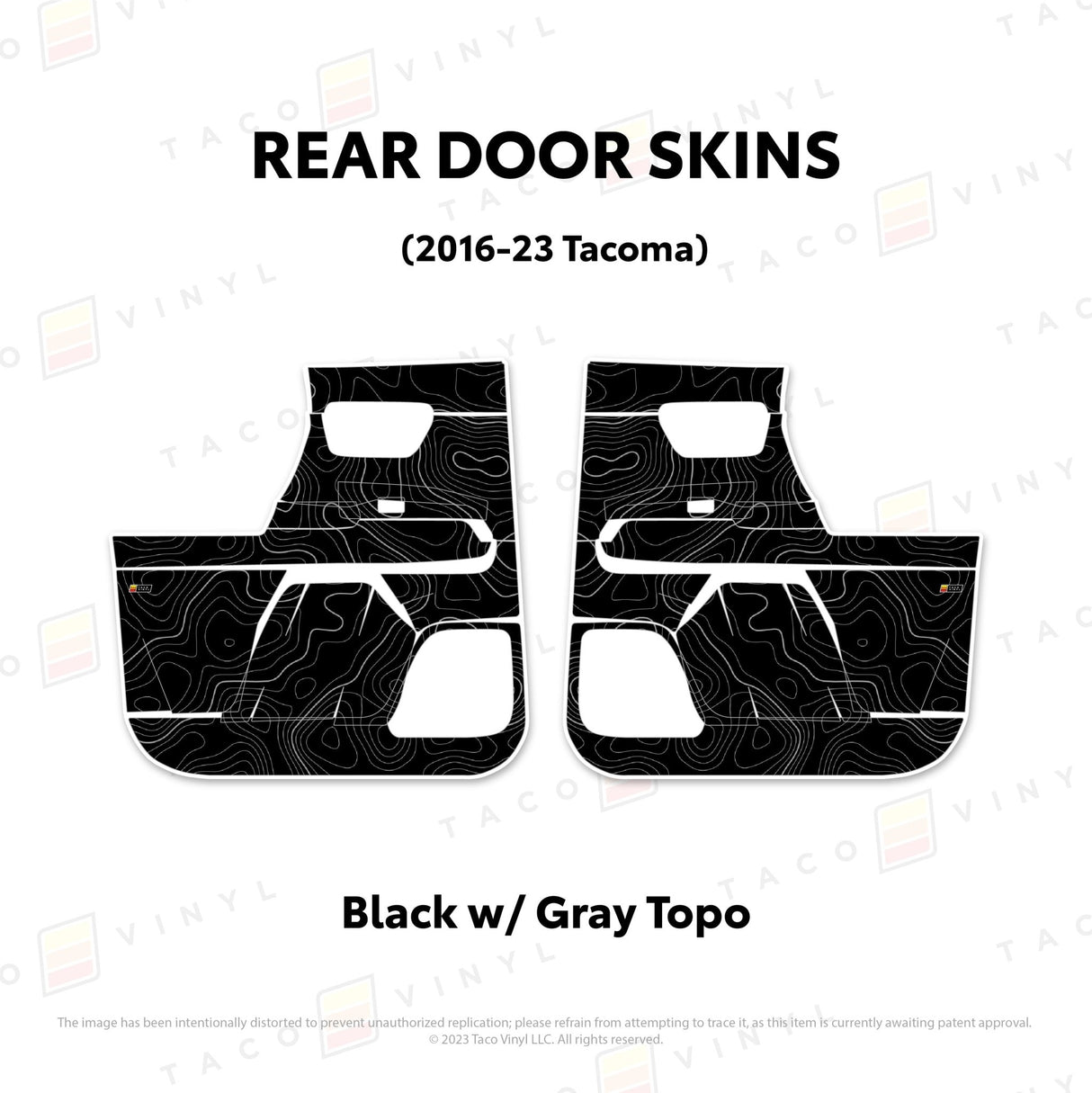 2016-23 Tacoma Door Skins - Xtrusion Overland