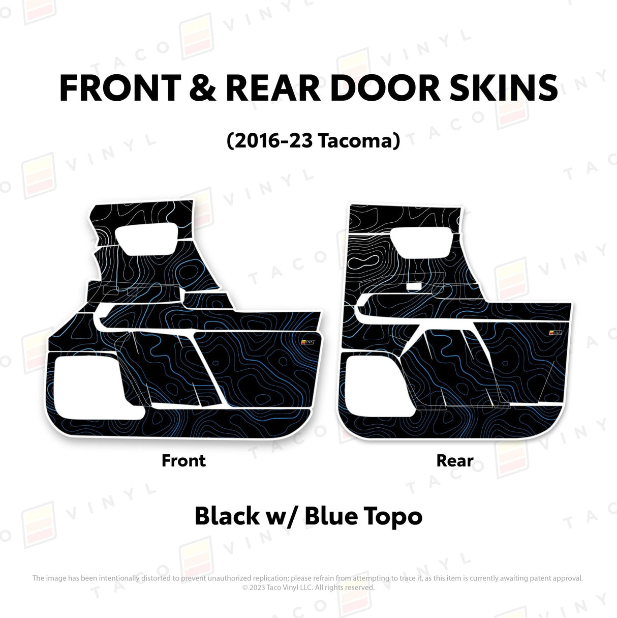 2016-23 Tacoma Door Skins - Xtrusion Overland