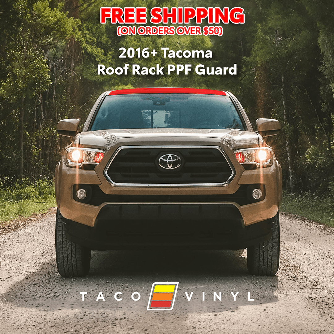 2016-23 Tacoma PPF Roof Rack Guard - Xtrusion Overland