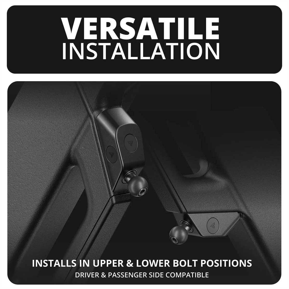 2018-2023 Jeep JL, Gladiator, and 4xe LINK™ Grab Handle Mount With Qi2.2/MagSafe Charging & Cooling Phone Holder | 3.5" Arm - Xtrusion Overland