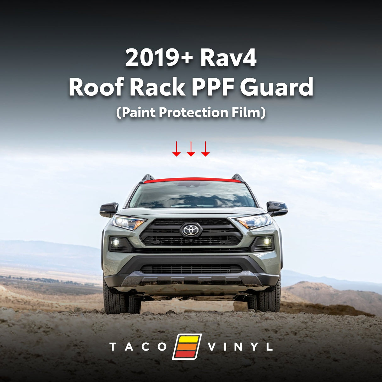 2019-2025 Rav4 PPF Roof Rack Guard - Xtrusion Overland