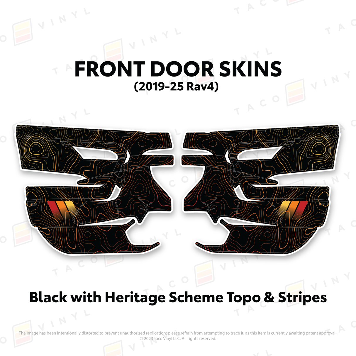 2019-25 Rav4 Door Skins - Xtrusion Overland