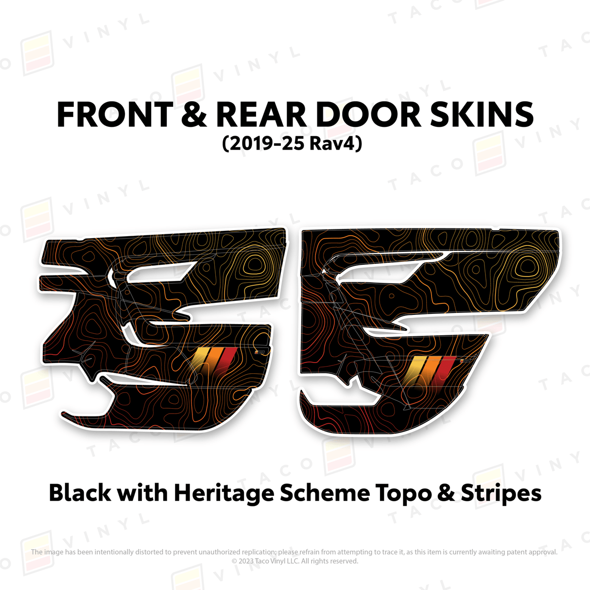 2019-25 Rav4 Door Skins - Xtrusion Overland