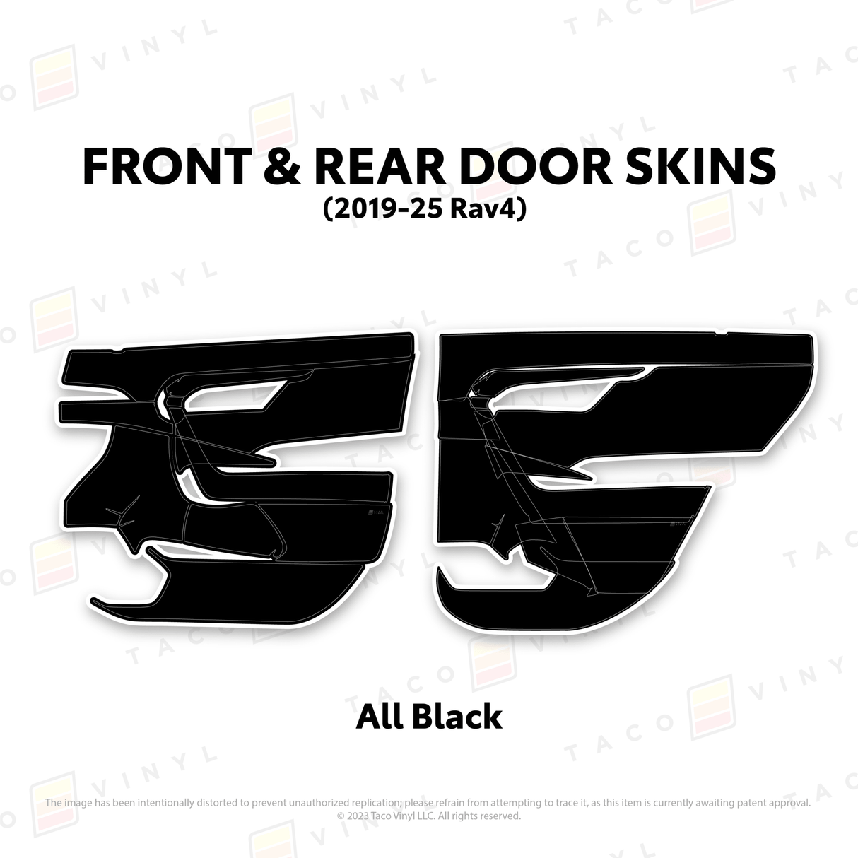 2019-25 Rav4 Door Skins - Xtrusion Overland