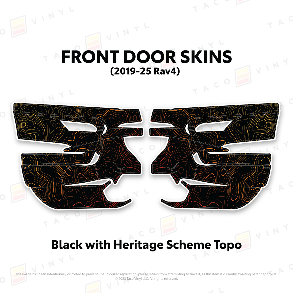 2019-25 Rav4 Door Skins - Xtrusion Overland