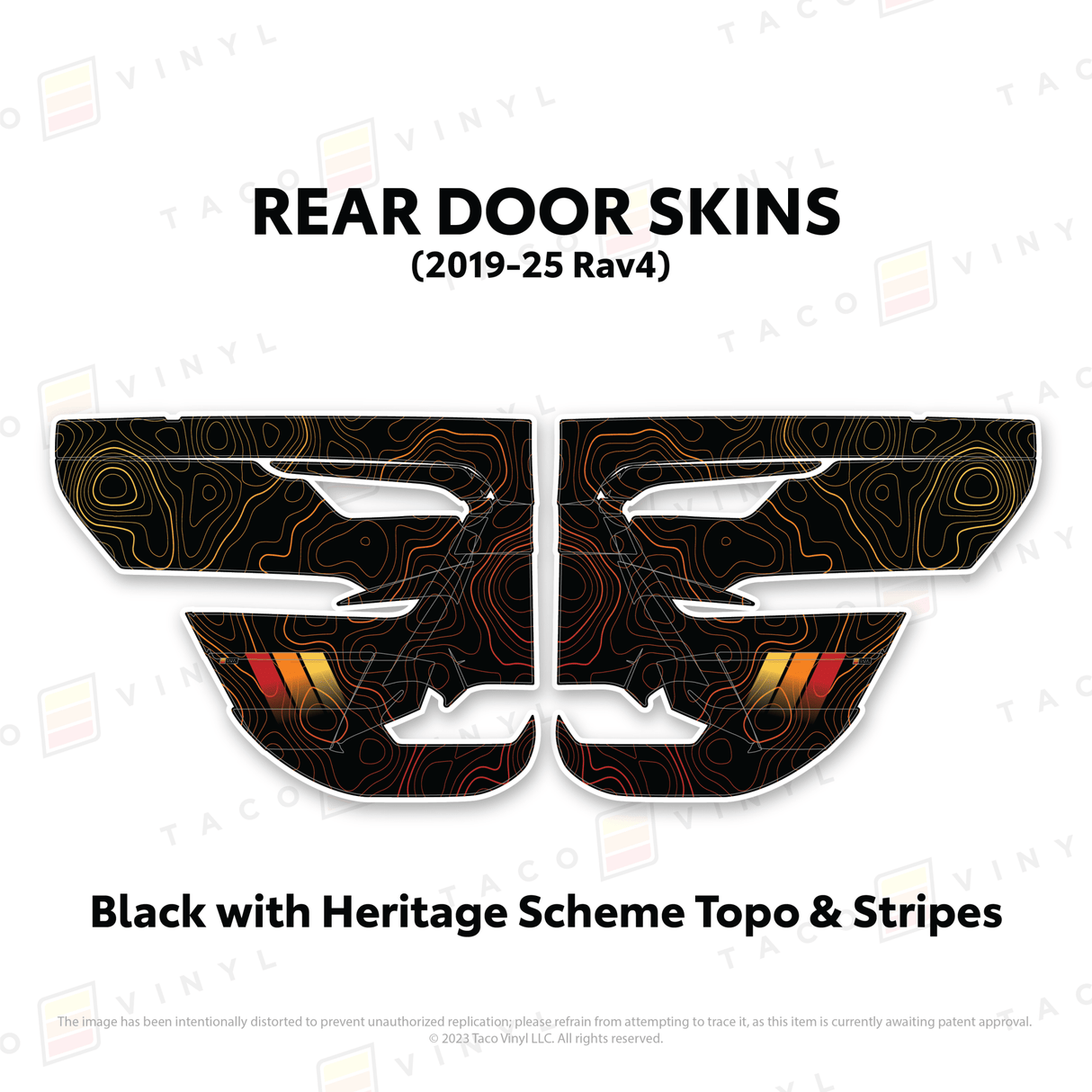 2019-25 Rav4 Door Skins - Xtrusion Overland