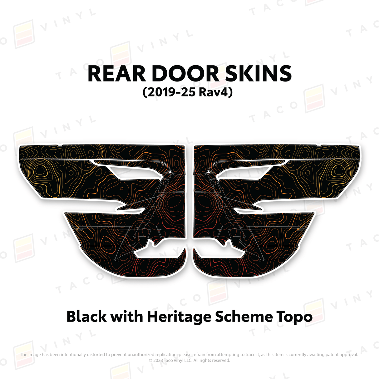 2019-25 Rav4 Door Skins - Xtrusion Overland