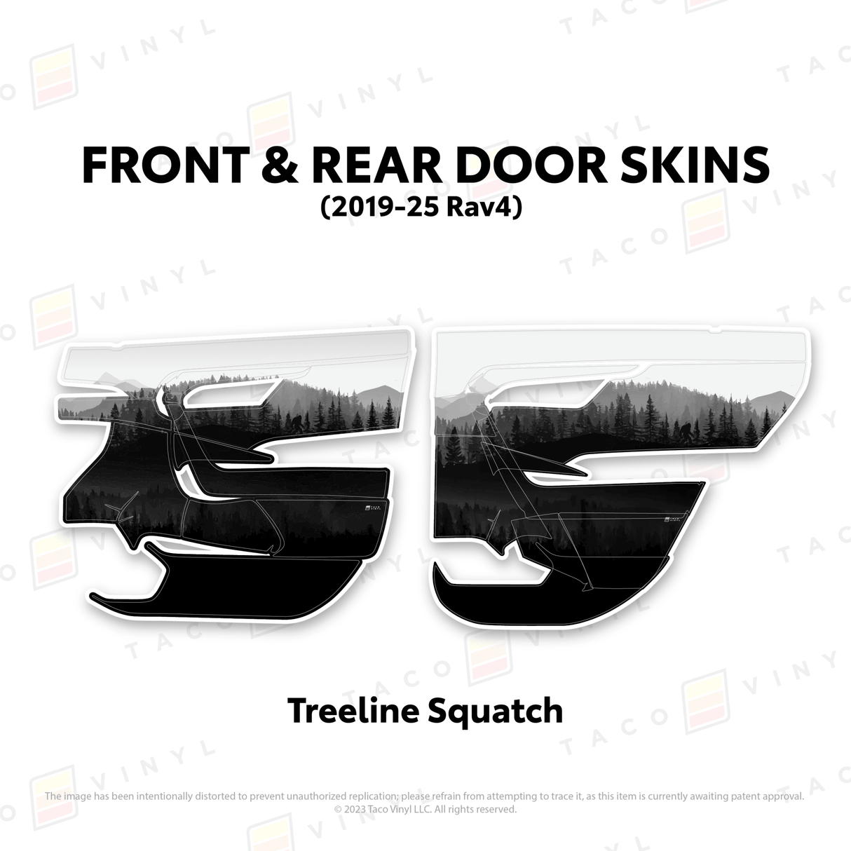 2019-25 Rav4 Door Skins - Xtrusion Overland