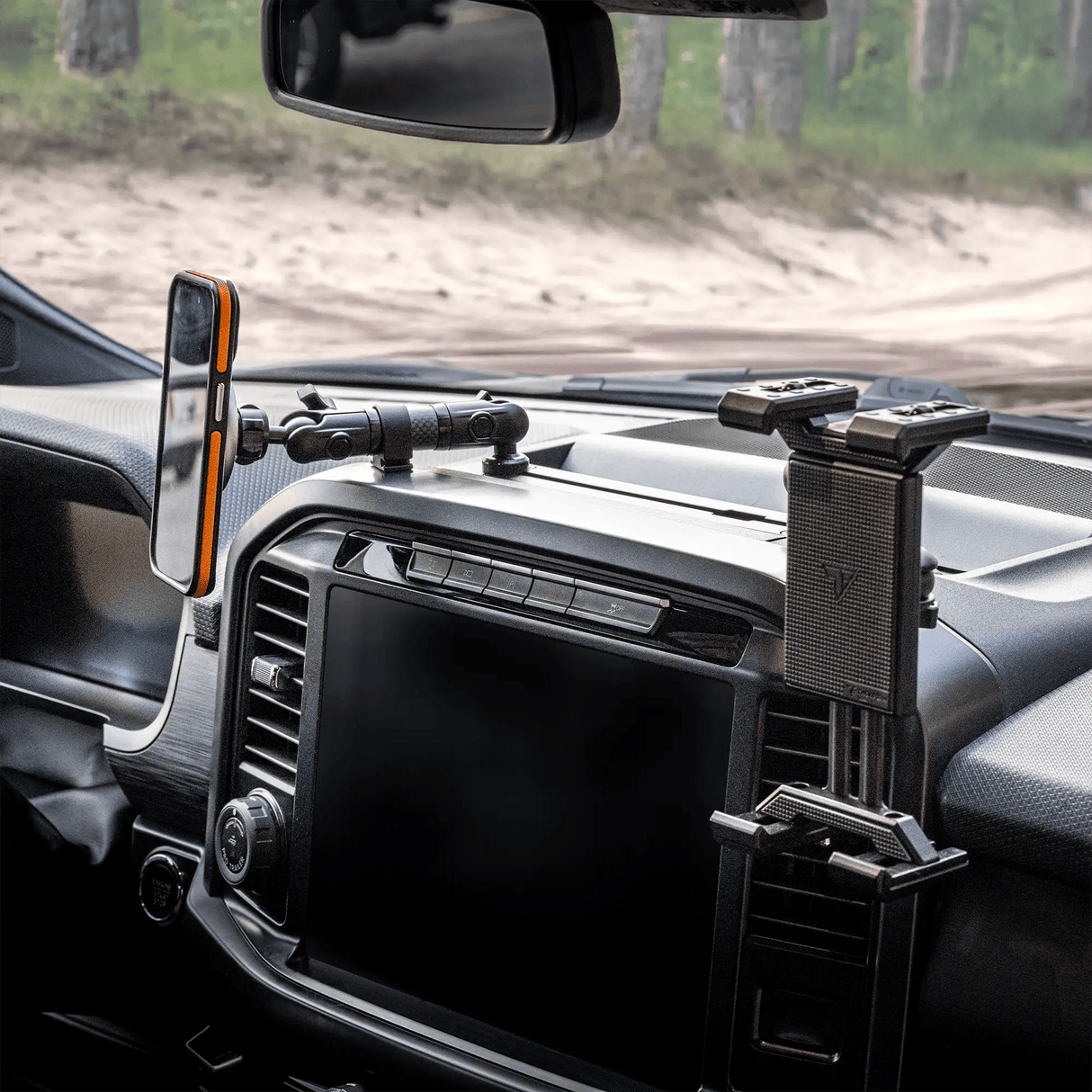 2021+ Ford F-150 Tackform Slim Track Dash Bracket - Xtrusion Overland