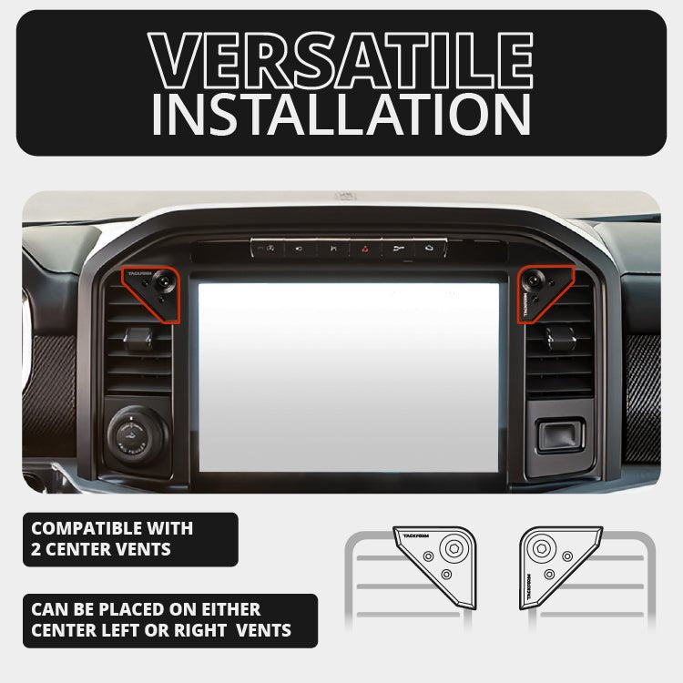 2021+ Ford F-150/Raptor & 2023+ Ford Super Duty LINK™ Vent Mount Bracket With MagSafe Charging Phone Holder | Choose Your Arm Length - Xtrusion Overland