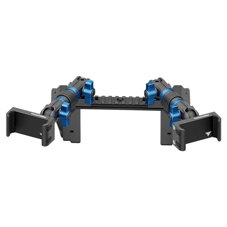 2022 Ford Super Duty (Compatible With 12” Screen ONLY) Tackform Assault Track Picatinny Dash Bracket With Dual 20LITE Phone Mounts - Xtrusion Overland