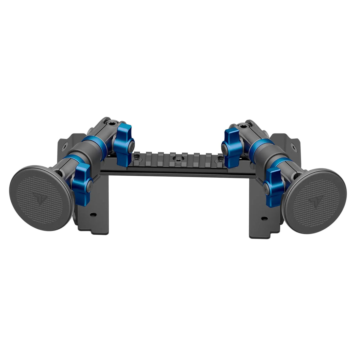 2022 Ford Super Duty (Compatible With 12” Screen ONLY) Tackform Assault Track Picatinny Dash Bracket With Dual MagSafe Phone Mounts - Xtrusion Overland