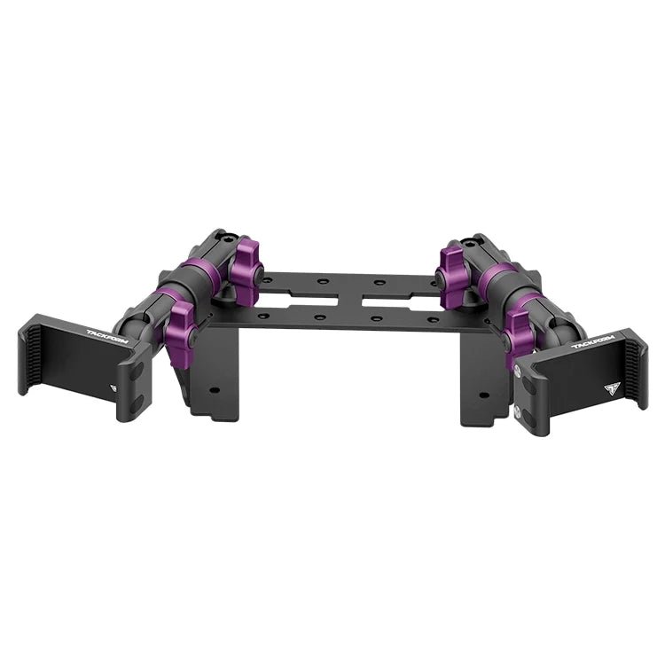 2022 Ford Super Duty (Compatible With 12” Screen ONLY) Tackform Fast Track Dash Bracket With Dual 20LITE Phone Mounts - Xtrusion Overland