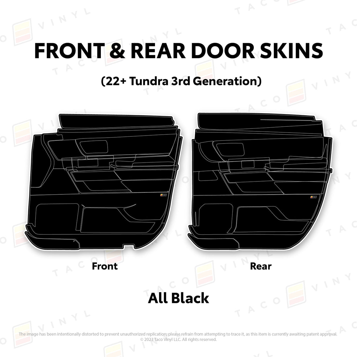 2022+ Tundra Door Skins - Xtrusion Overland
