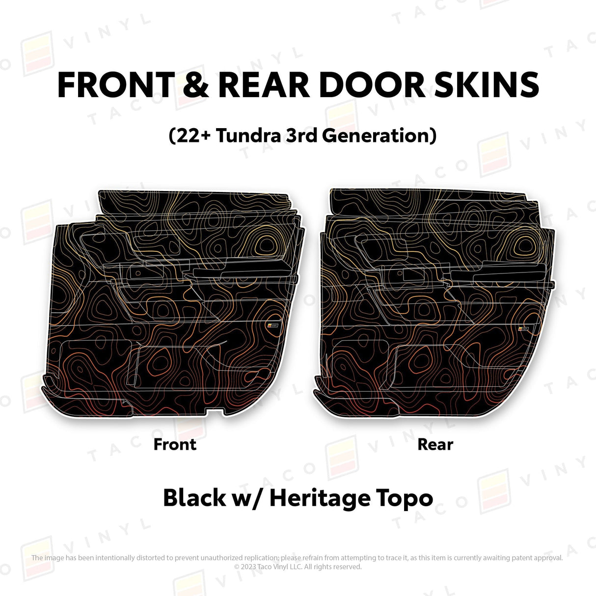 2022+ Tundra Door Skins - Xtrusion Overland