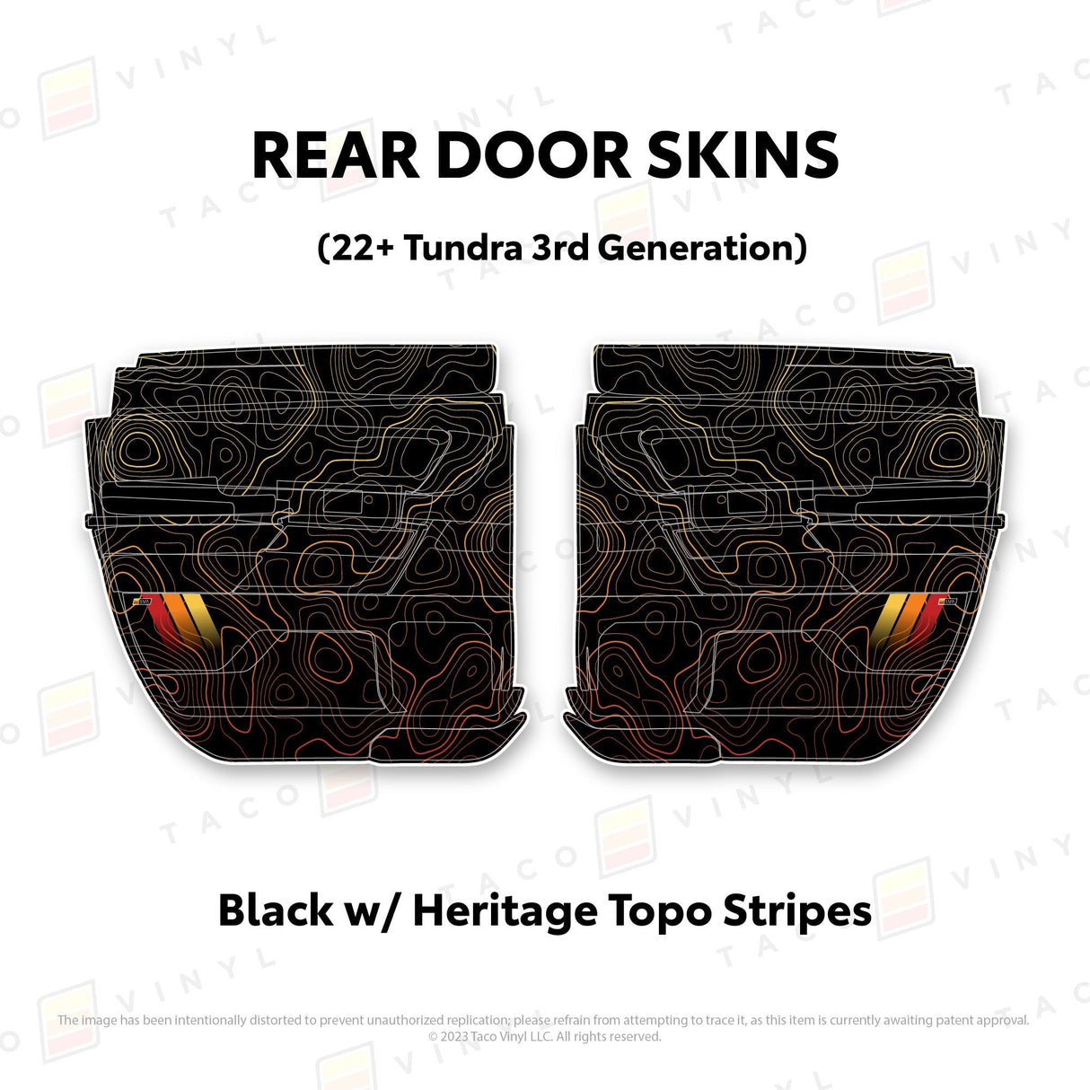 2022+ Tundra Door Skins - Xtrusion Overland