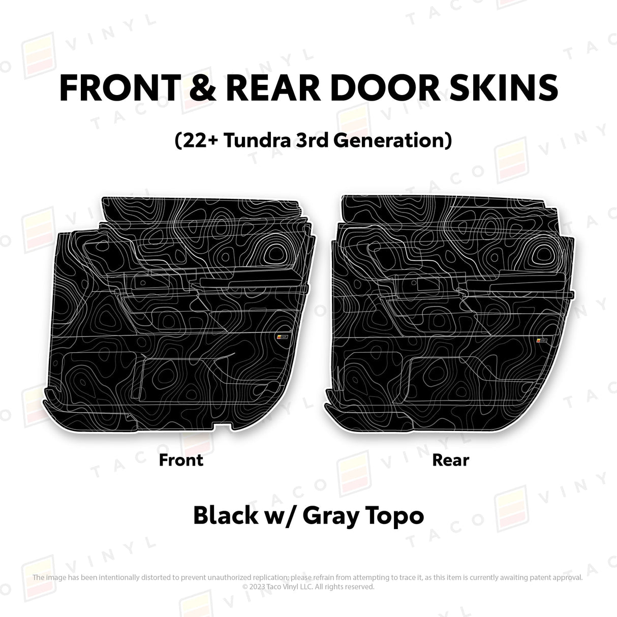 2022+ Tundra Door Skins - Xtrusion Overland