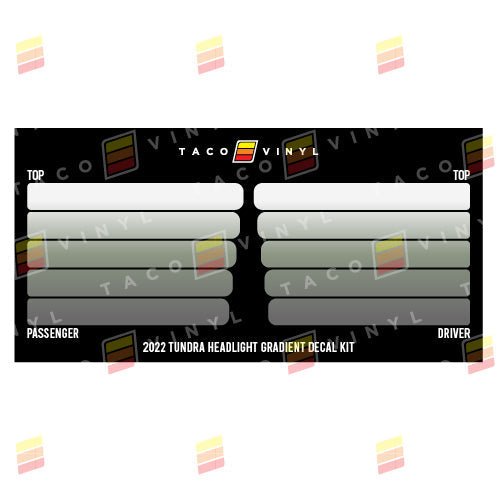 2022+ Tundra Grille Rib Decal - Xtrusion Overland