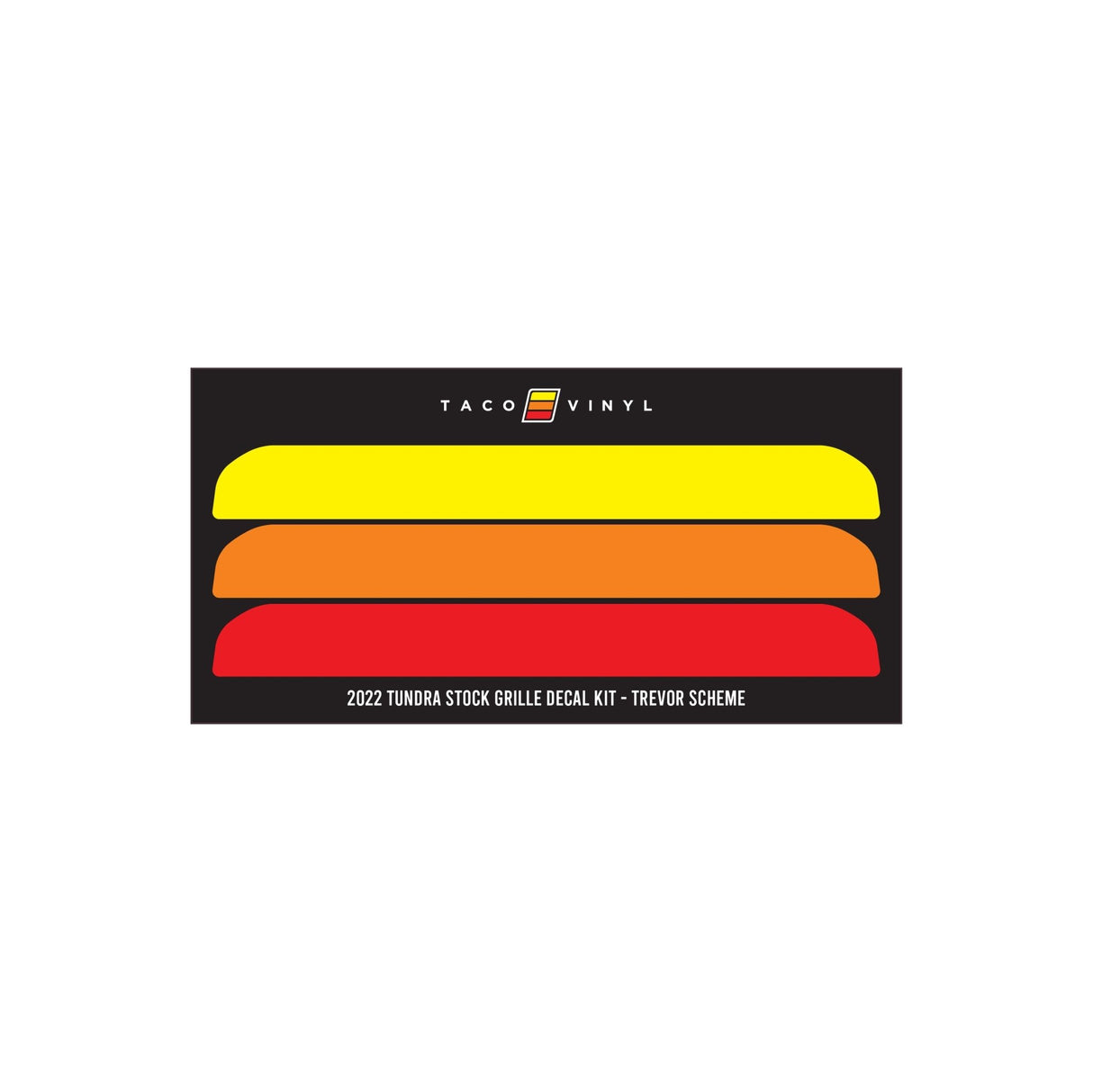 2022+ Tundra Offroad Grille Decal - Xtrusion Overland