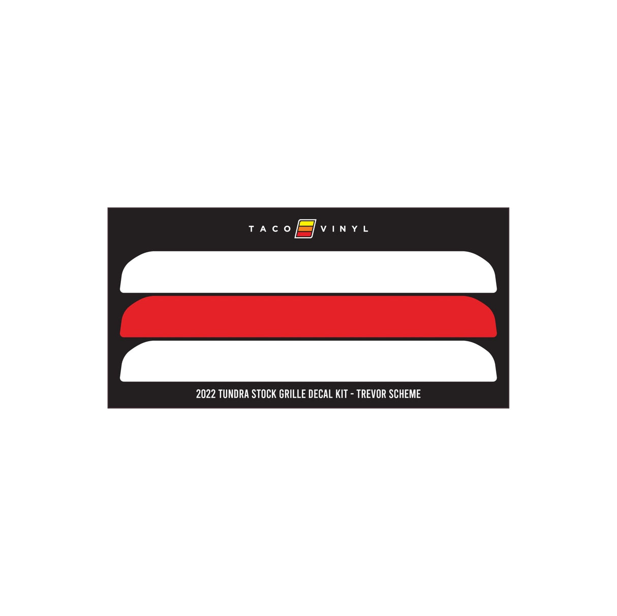2022+ Tundra Offroad Grille Decal - Xtrusion Overland