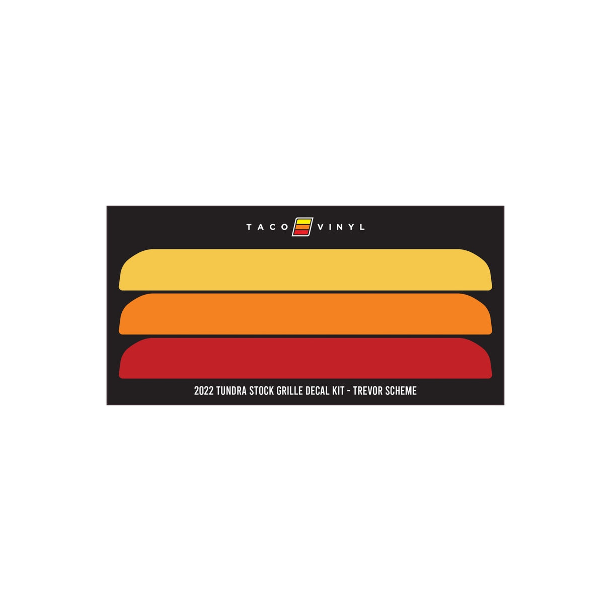 2022+ Tundra Offroad Grille Decal - Xtrusion Overland