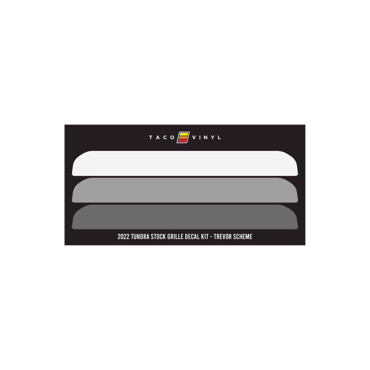 2022+ Tundra Offroad Grille Decal - Xtrusion Overland