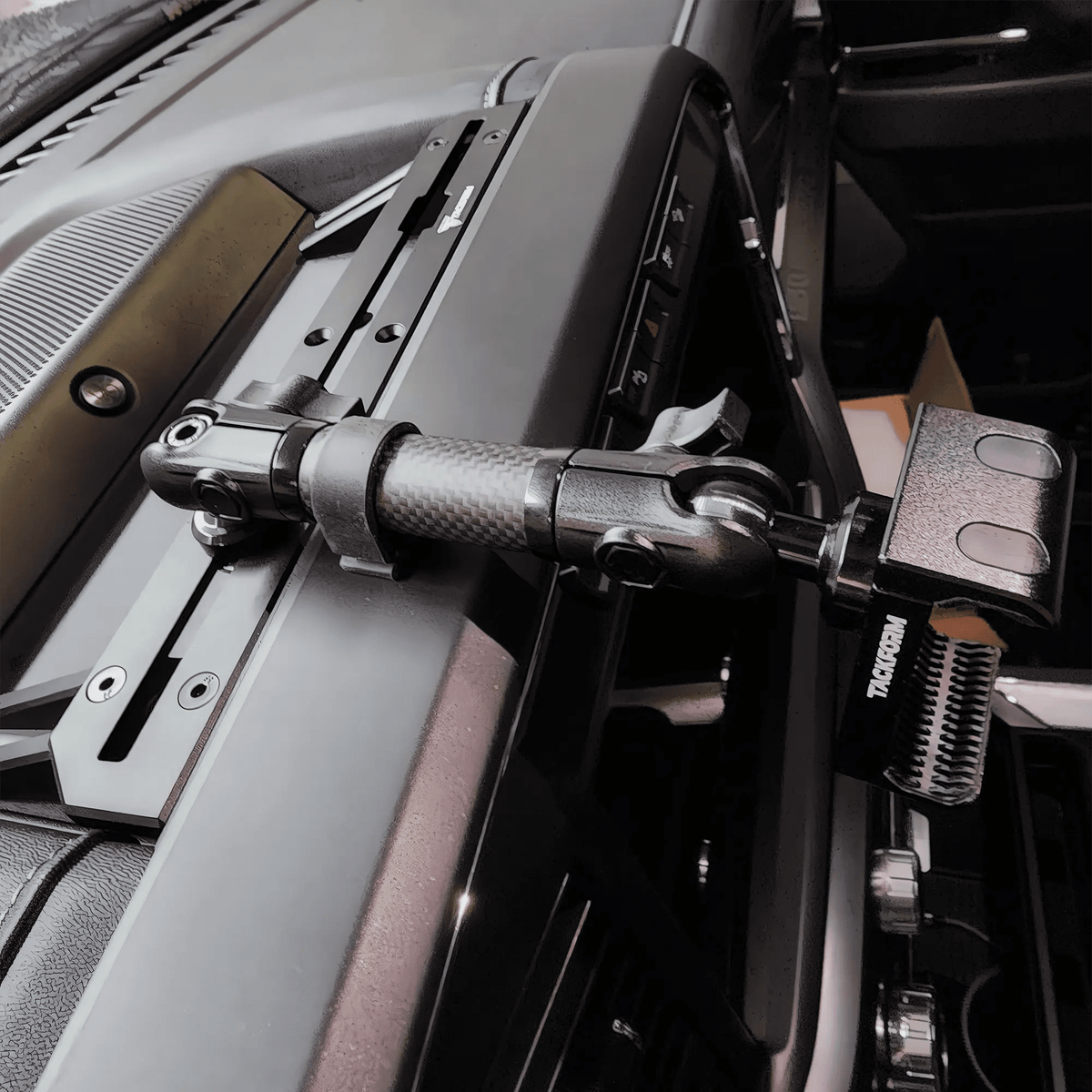 2023-2026 Ford Super Duty (F-250 Through F-600) Tackform Slim Track Dash Bracket - Xtrusion Overland