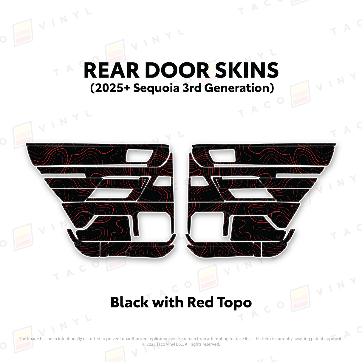 2023+ Sequoia Door Skins - Xtrusion Overland