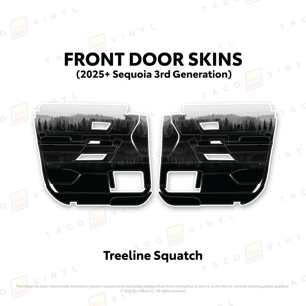 2023+ Sequoia Door Skins - Xtrusion Overland