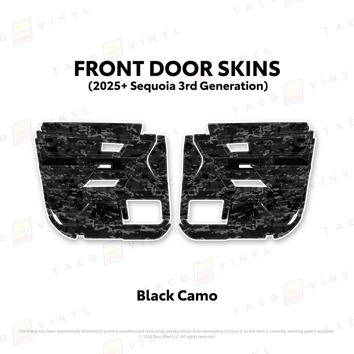 2023+ Sequoia Door Skins - Xtrusion Overland