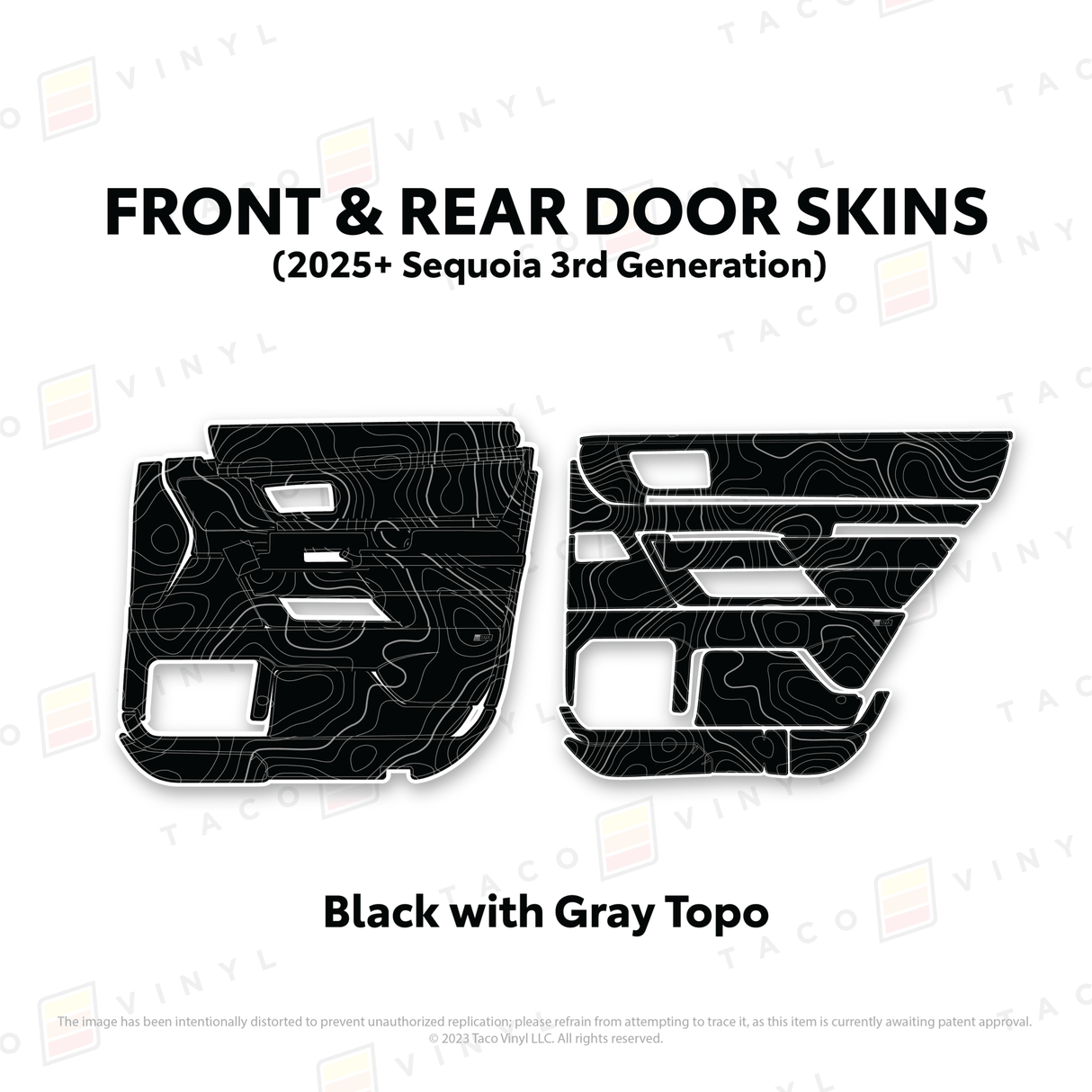 2023+ Sequoia Door Skins - Xtrusion Overland