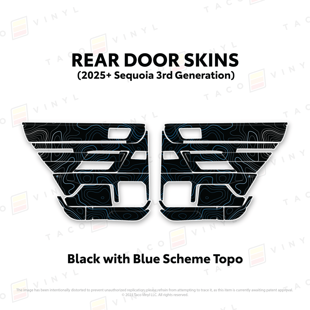 2023+ Sequoia Door Skins - Xtrusion Overland