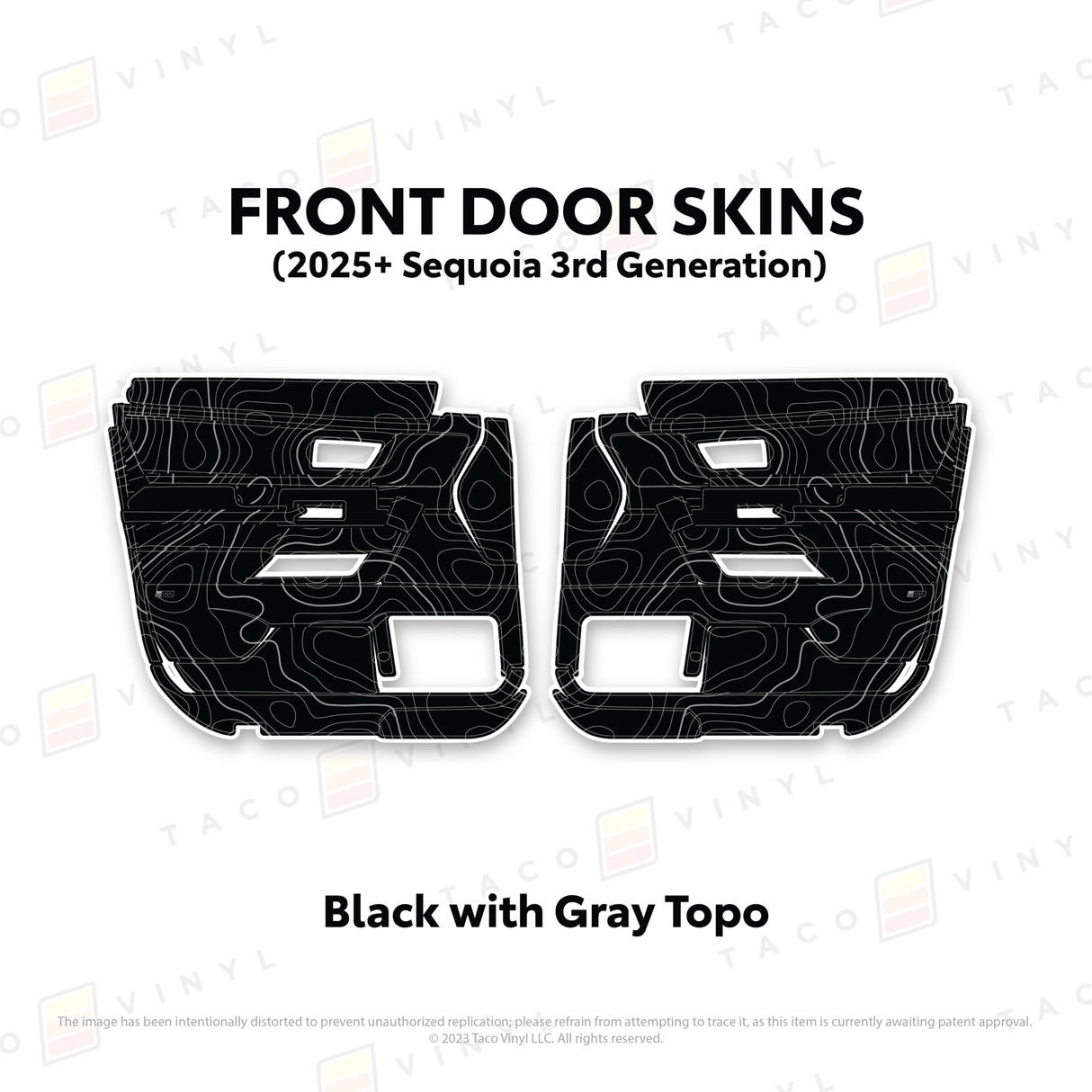 2023+ Sequoia Door Skins - Xtrusion Overland