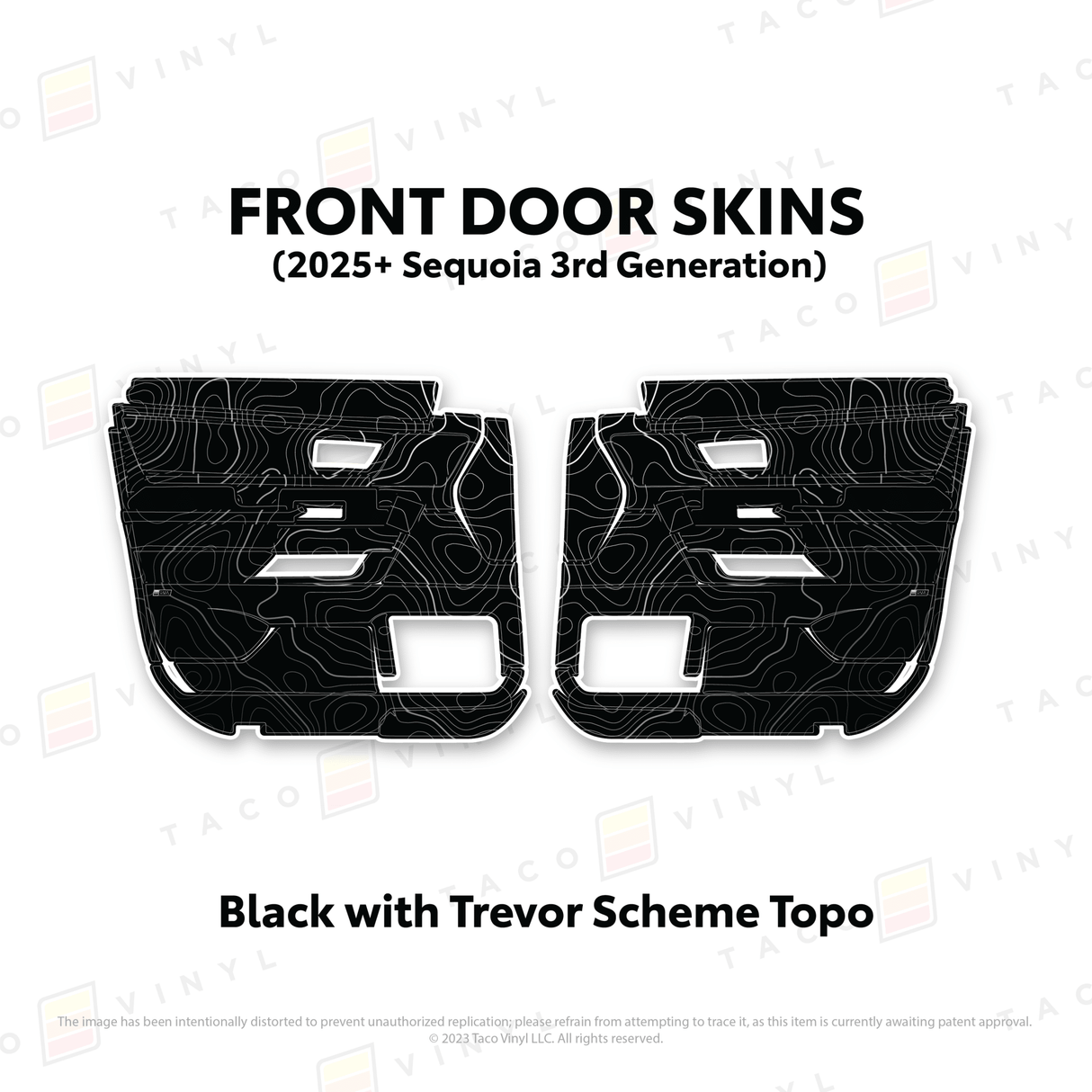 2023+ Sequoia Door Skins - Xtrusion Overland