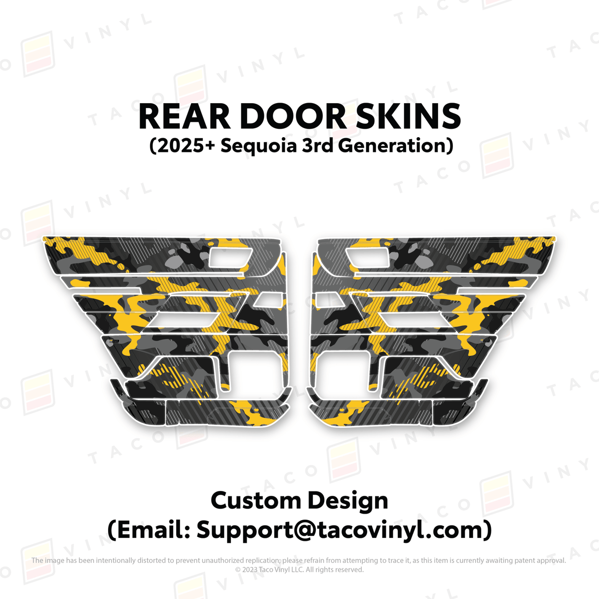 2023+ Sequoia Door Skins - Xtrusion Overland