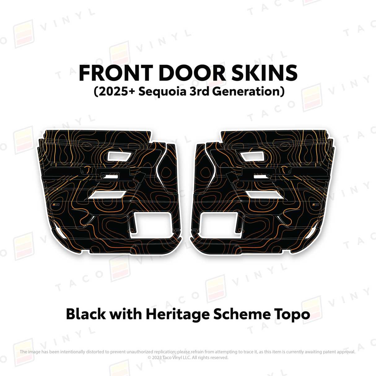 2023+ Sequoia Door Skins - Xtrusion Overland
