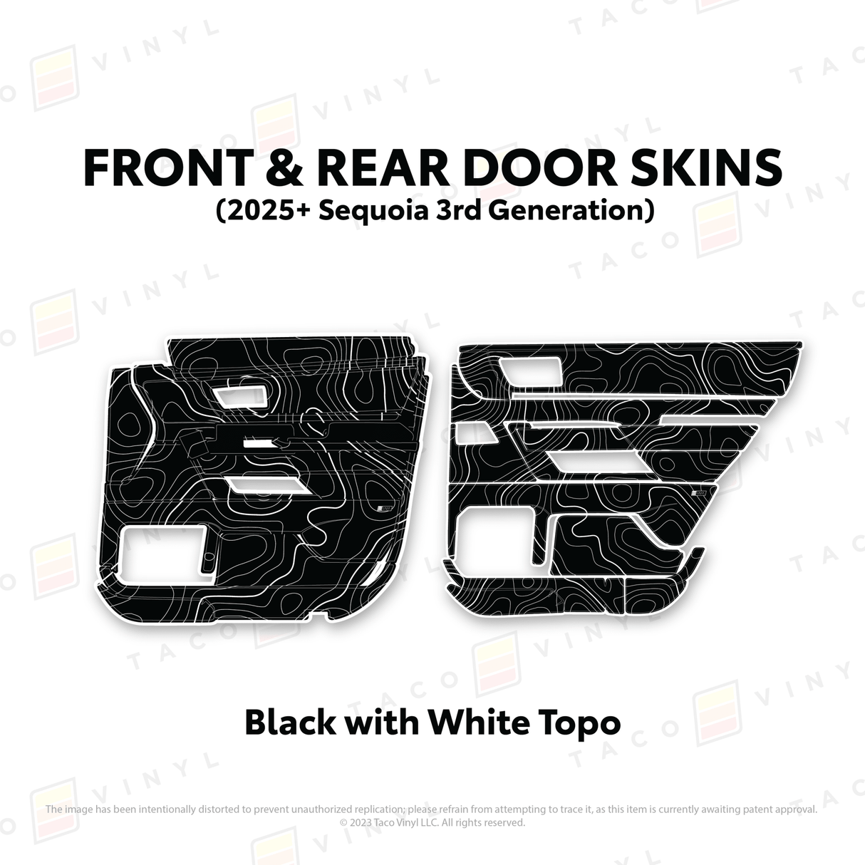 2023+ Sequoia Door Skins - Xtrusion Overland