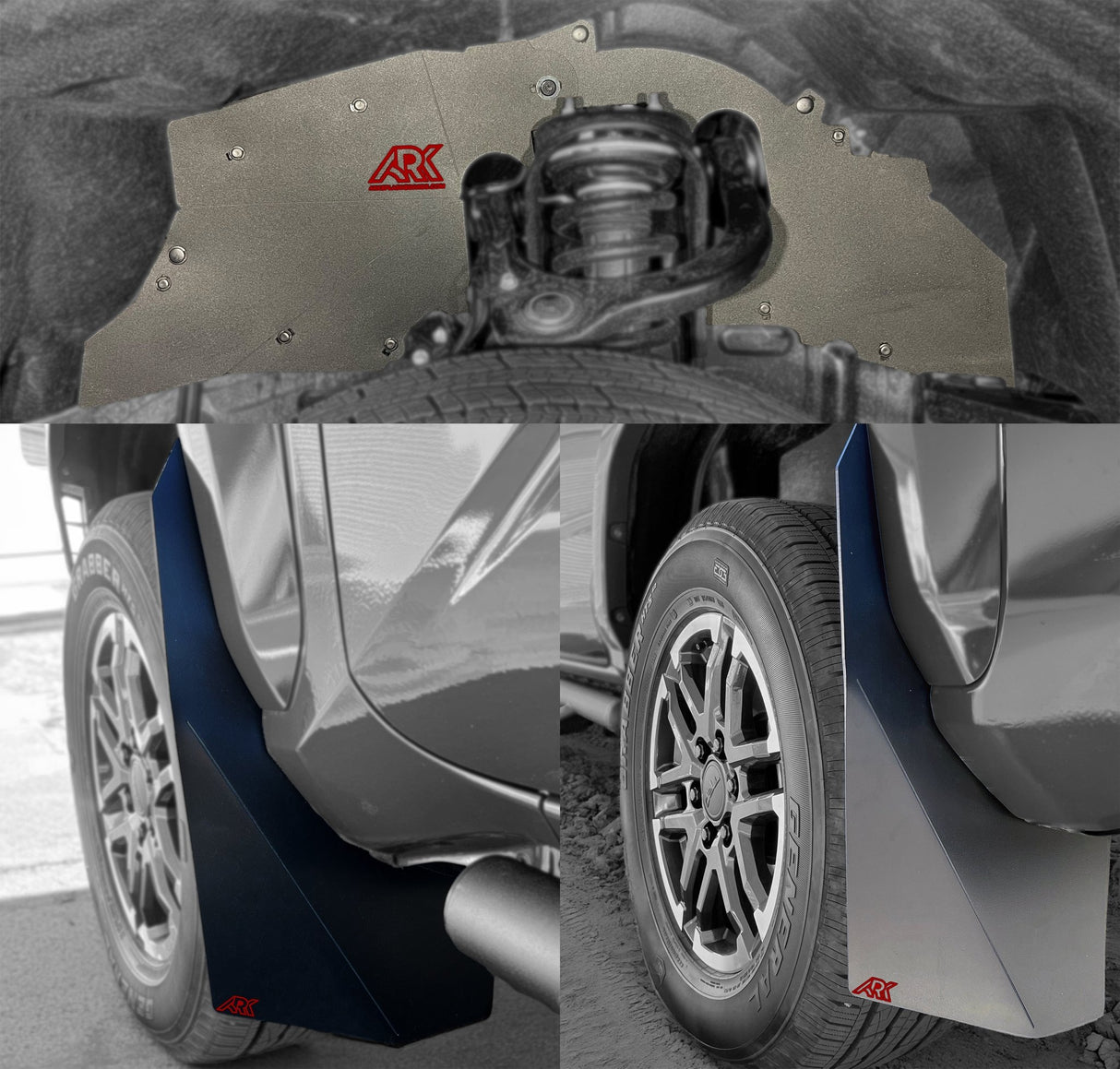 2024-2026 Toyota Tacoma TriXpoly Splash Guards & Mudflap Micros - Xtrusion Overland