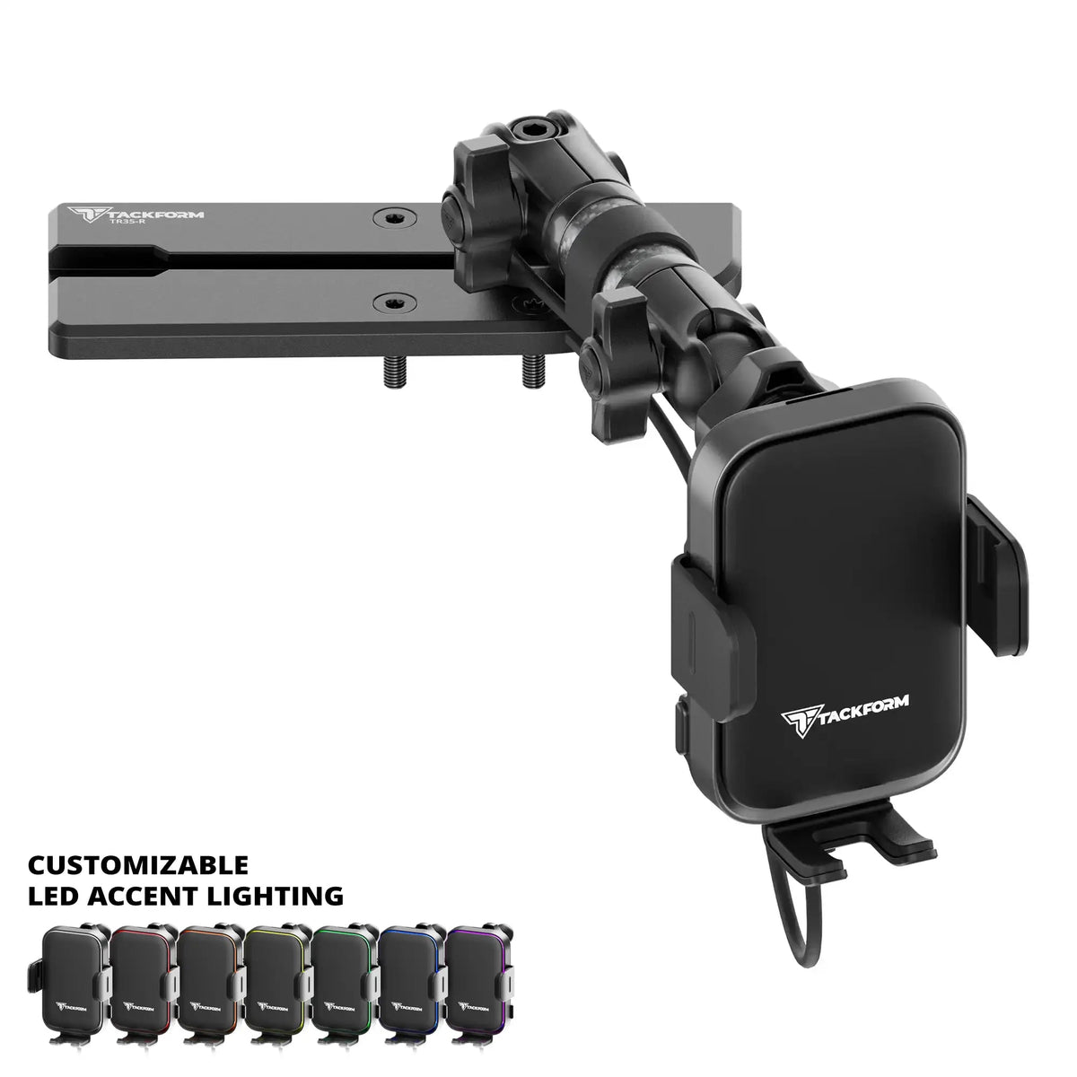 2024+ Jeep Wrangler JL & Gladiator JT (Not Compatible With 4xe) Tackform Slim Track Dash Bracket With MagSafe Charging Phone Mount | Passenger Side - Xtrusion Overland