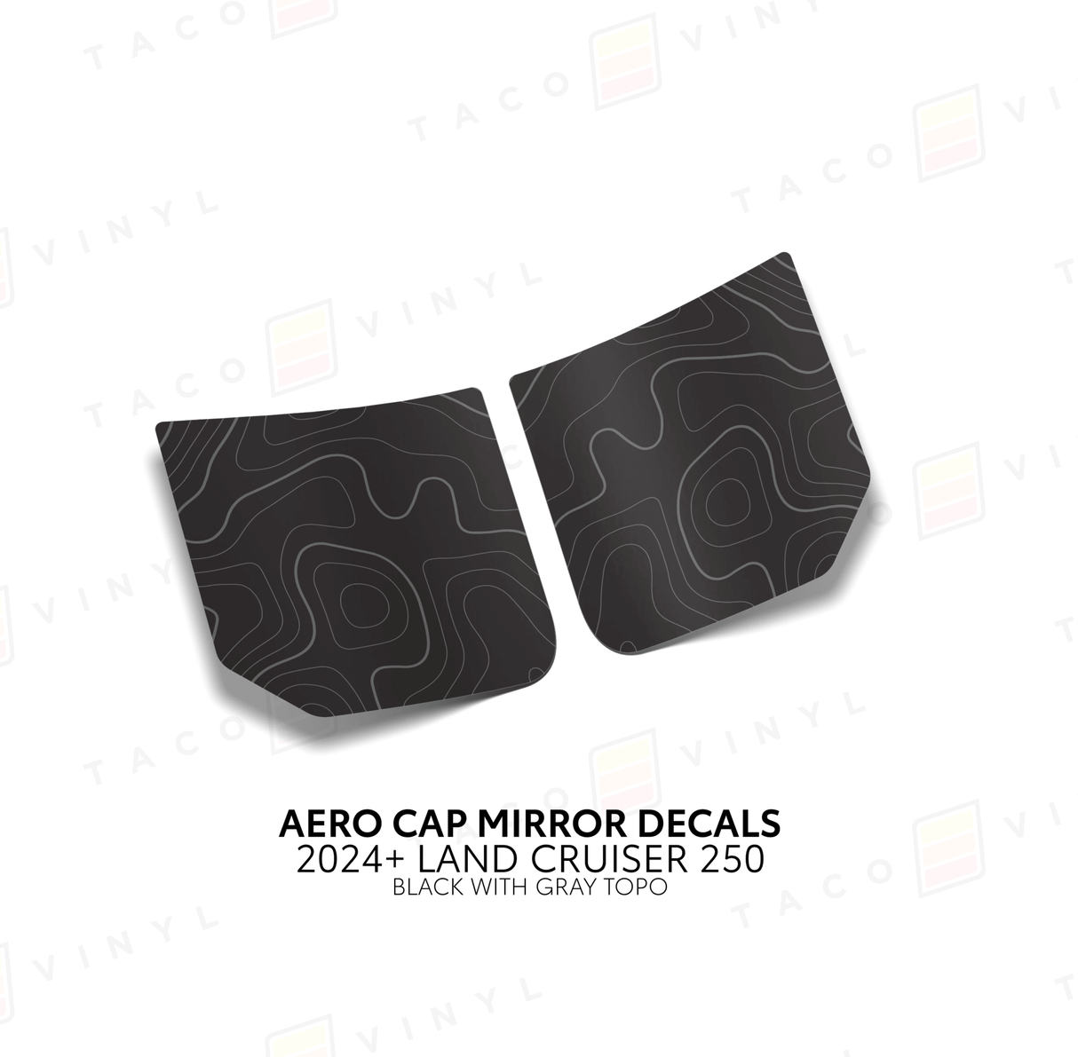 2024+ Land Cruiser 250 Aero Cap Mirror Decals - Xtrusion Overland