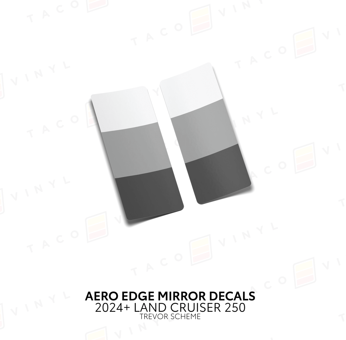 2024+ Land Cruiser 250 Aero Edge Mirror Decals - Xtrusion Overland