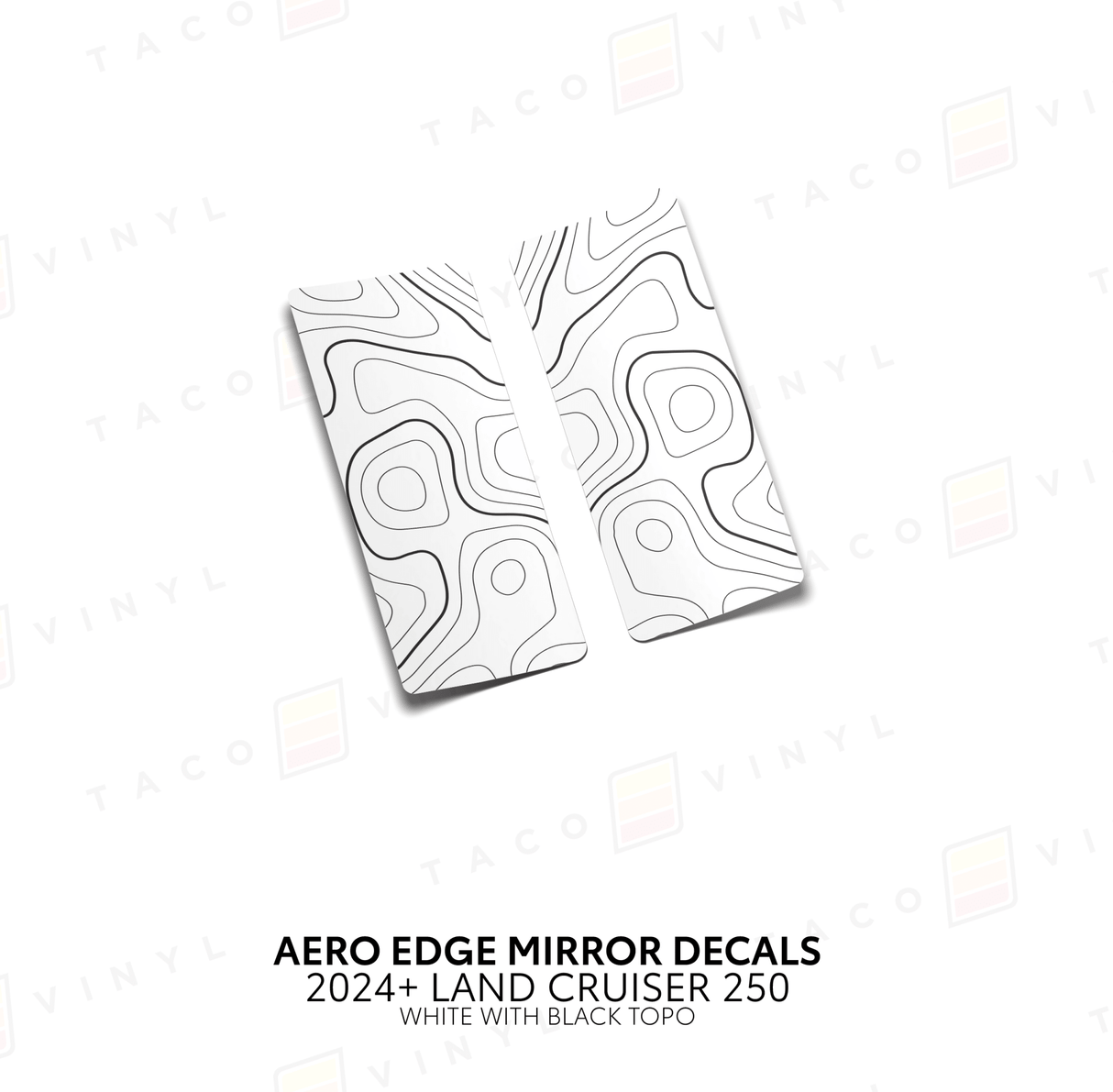 2024+ Land Cruiser 250 Aero Edge Mirror Decals - Xtrusion Overland